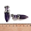 Natural Amethyst Pointed Big Pendants G-B077-02P-05-3