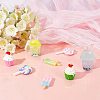 DIY Imitation Food Key Chain Making Kit DIY-SC0018-32-4