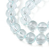 Baking Paint Transparent Glass Beads Strands DGLA-N006-8mm-07-3