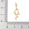 Brass Pendants KK-Q028-66G-3