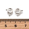 Eco-friendly Brass Spring Ring Clasps KK-D082-01F-S-3