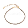 Faceted Electroplate Glass Beaded Bracelets BJEW-JB05693-02-1