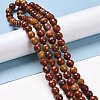 Natural Carnelian Beads Strands G-E571-10B-4