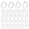 32Pcs 4 Styles 304 Stainless Steel Cuff Ring Components STAS-UN0064-46-1