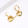 Heart Pendant Stainless Steel Hoop Earrings RM4785-2