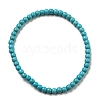 Synthetic Turquoise Beaded Stretch Bracelets BJEW-A117-A-18-2