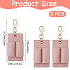 3Pcs PU Keychains KEYC-CL0001-49D-2