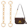 Unicraftale 2Pcs Alloy Bag Strap Extender Cross Chains PURS-UN0001-02G-1