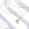 925 Sterling Silver Colorful Cubic Zirconia Constellation Pendant Cable Chain Necklaces for Women STER-R009-01G-07-2