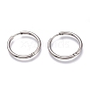201 Stainless Steel Huggie Hoop Earrings EJEW-O095-05-24-1