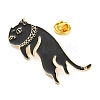 Cat Shape Enamel Pins JEWB-A017-01B-3