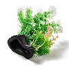 Plastic Artificial Aquatic Plants Decor DJEW-G025-04-3