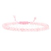 Adjustable Women's Rose Quartz Beaded Bracelet LS-CN3407-48-1