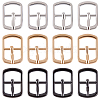 21Pcs 3 Colors Zinc Alloy Roller Buckles AJEW-CL0002-02-1