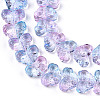 Transparent Glass Beads Strands GLAA-E049-01C-3