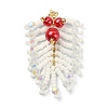 MIYUKI Rocailles Beaded Pendents PALLOY-MZ00148-01-1