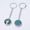 Synthetic Malachite Keychain KEYC-E023-02B-2