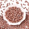 Baking Paint Pearlized Glass Seed Beads SEED-T008-03F-2