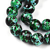 Synthetic Turquoise Beads Strands TURQ-T004-08A-12-4