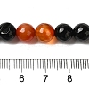 Dyed & Heated Natural Agate Beads Strands G-P539-D01-05-5