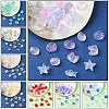 25Pcs 5 Style Ocean Themed Transparent Glass Beads Sets GLAA-YW0003-40A-5