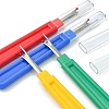 4Pcs 4 Colors Plastic Handle Iron Seam Rippers TOOL-YW0001-23-1