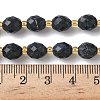 Natural Dumortierite Beads Strands G-F809-A39-01-6