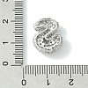 Rack Plating Brass Clear Cubic Zirconia Pendants KK-S378-01P-S-3