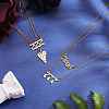Number Pendant Jewelry Making Findings Kits DIY-SZ0006-37-6