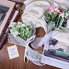 Deco Mesh Ribbons OCOR-WH0110-09B-5