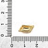 Brass Micro Pave Clear Cubic Zirconia Multi-Strand Links KK-B136-12G-3