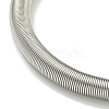 Non-Tarnish Adjustable 304 Stainless Steel Spring Bangles BJEW-H617-07P-2