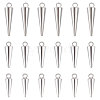 Unicraftale 30Pcs 3 Styles 201 Stainless Steel Pendants STAS-UN0046-05-1