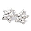 Tarnish Resistant 304 Stainless Steel Stud Earrings EJEW-C062-01P-1