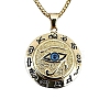 Eye of Horus Alloy Box Chain Pendant Necklaces for Women Men PW23052471626-1