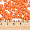 Imitation Jade Glass Seed Beads SEED-Z001-A-B09-4