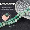 GOMAKERER 2 Strands Natural Green Aventurine Beads Strands G-GO0001-29B-2