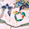 DIY Silk Scarf Necklace Making Kits DIY-BM0002-56-4