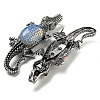 Dual-use Items Alloy Crocodile Brooch JEWB-C026-01G-AS-2