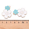 Alloy Enamel Pendants ENAM-T020-37A-RS-3