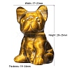 Natural Tiger Eye Dog Carved Healing Figurines PW23111655976-1