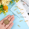 Brass 14Pcs Micro Pave Cubic Zirconia Pendants ZIRC-BBC0001-60-3