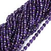 Natural Amethyst Beads Strands G-O201B-10-1