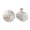 Tarnish Resistant 304 Stainless Steel Stud Earrings EJEW-G395-03P-1