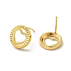 Rack Plating Brass Hollow Out Heart Stud Earrings for Women EJEW-F288-19G-2