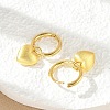 Brass Pendants Hoop Earrings EJEW-B120-08G-01-3