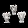 Natural Howlite Angel Figurine DJEW-N006-01A-12-1