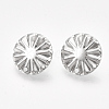 Non-Tarnish 304 Stainless Steel Stud Earring Findings X-STAS-S079-48B-2