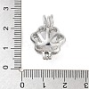 Alloy Bead Cage Pendants FIND-M012-01I-P-3
