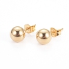 304 Stainless Steel Ball Stud Earrings EJEW-I236-02-2